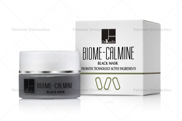 Masca Neagra Biome-Calmine Black Mask - 50 ml, masca calmanta, ten sensibil, masca faciala, masca neagra, , Cosmetice anti-aging